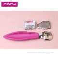 2015 purple red color whosale plastic and steel material pedicure nail manicure set